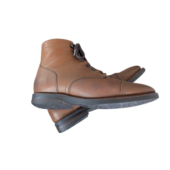 Thursday Boot Company - Men\'s Captain Lace up Boots in Toffee Brown - Size 9 main image 10